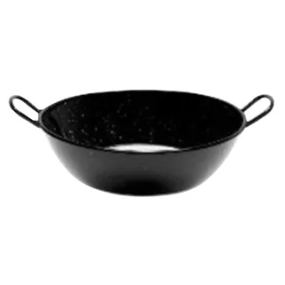 Poêle profonde émaillés poignées acier laminé Ø30-36-60cm