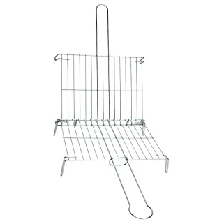 Grille double galvanisé deux volets acier zinc 45x50 cm