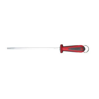 Fusil à aiguiser 30 cm manche bi-matière forme ronde ou ovale