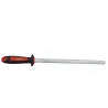 Fusil à aiguiser 30 cm manche bi-matière forme ronde ou ovale
