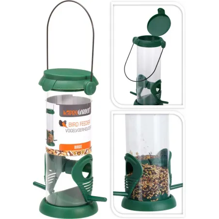 Mangeoire pour oiseaux extérieur - Distributeur graines jardin