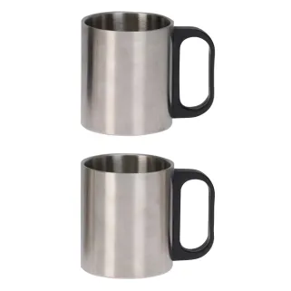 Bouteille isolante acier inox 1L 8x31,7cm + 2 tasses 180ml