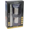 Bouteille isolante acier inox 1L 8x31,7cm + 2 tasses 180ml