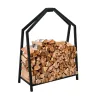 Porte bûches métal pliable 58x24x78cm
