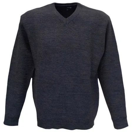 Pull col V Vernon Havane 63% acrylique 27% laine 10% nylon