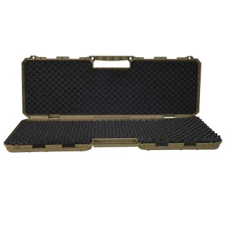 Malette fusil Teamwood mousse 4 verrous pré-percée cadenas