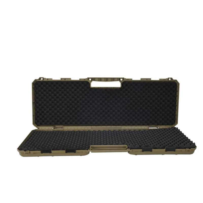 Malette fusil Teamwood mousse 4 verrous pré-percée cadenas Malette fusil Teamwood mousse 4 verrous pré-percée cadenas