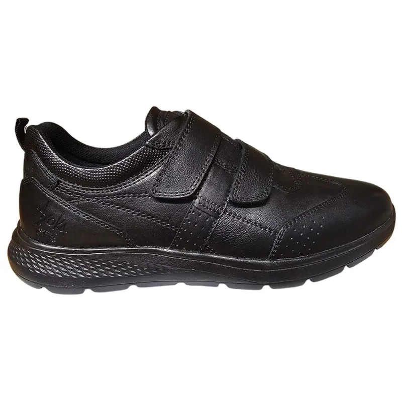 Baskets cuir scratch double velcro Strech semelle PVC Baskets cuir scratch double velcro Strech semelle PVC