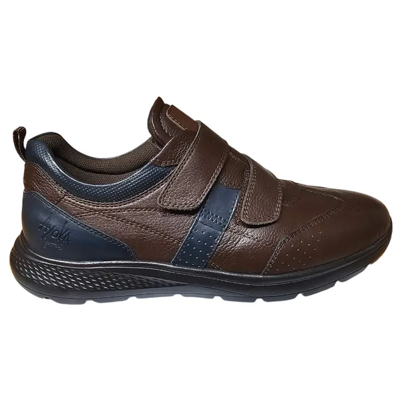 Baskets cuir scratch double velcro Strech semelle PVC Baskets cuir scratch double velcro Strech semelle PVC
