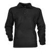 Chemise F1 Polaire Noir 220g/m² Col Zippé Polyester