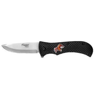Couteau poche Wildgrip Cerf lame inox 11cm manche métal 23cm