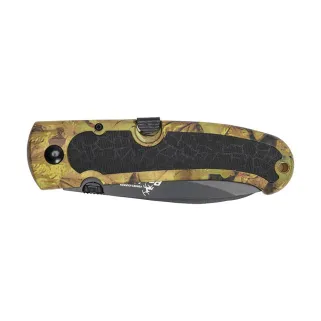 Couteau Keos 3 lames forest 21cm manche caoutchouc antidérapant