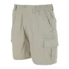 Short Valley beige 65% polyester 35% coton cargo multi-poches