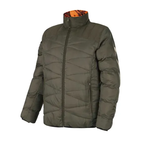 Doudoune Réversible Alaskan Orange Blaze Polyester Capuche Amovible
