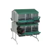 Pondoir poule pro vertical galvanisée vertical 12 nids