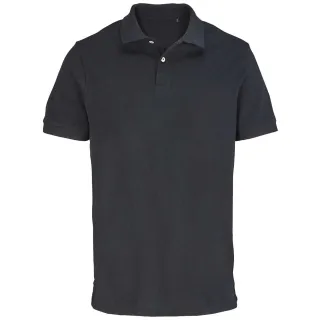 Polo Keiler Hunter noir 100% coton 210g/m2 manches courtes