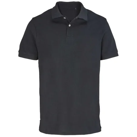 Polo Keiler Hunter noir 100% coton 210g/m2 manches courtes
