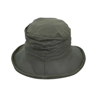 Chapeau Diana Country Vert Coton Ciré Imperméable Millerain