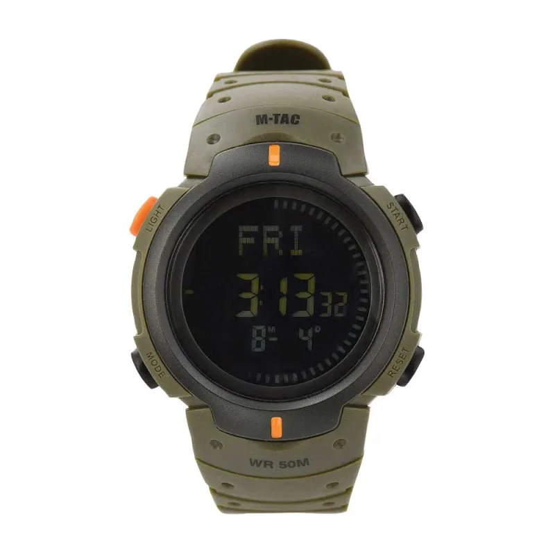 Montre Tactique Électronique Étanche 5 Bar Chrono Boussole