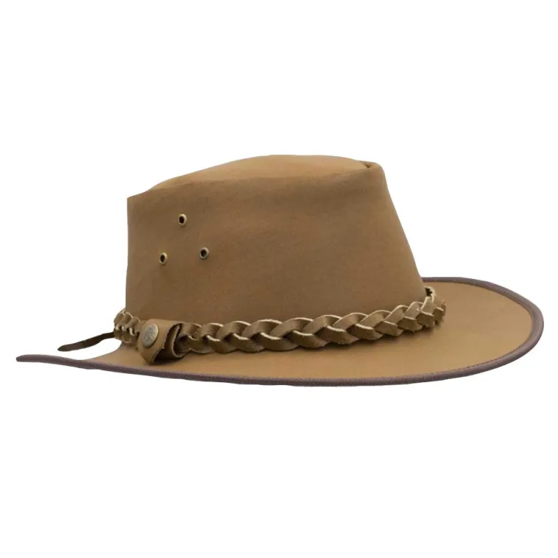 Chapeau Cowhide Traveller cuir tressé œillets laiton résistant eau Chapeau Cowhide Traveller cuir tressé œillets laiton résistant eau