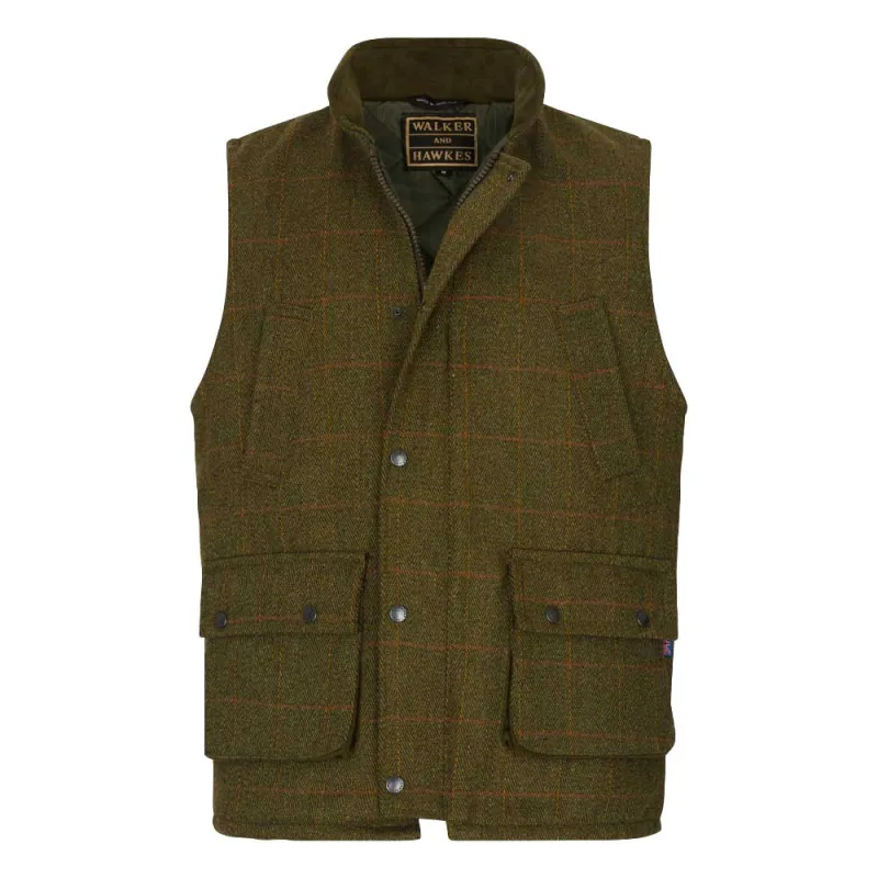 Gilet Barington Shooting Vert Laine 60% Résistant Eau 3 Poches
