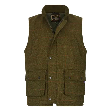 Gilet Barington Shooting Vert Laine 60% Résistant Eau 3 Poches
