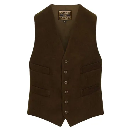 Blouson Amersham Waist Vert Coton Moleskine 6 Boutons 4 Poches