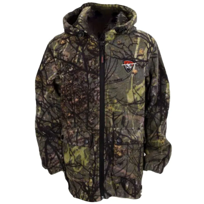Veste polaire brossé zip capuche 2 poches 100% polyester Veste polaire brossé zip capuche 2 poches 100% polyester