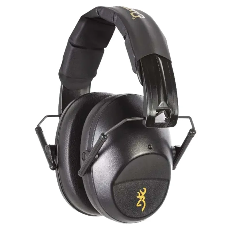 Casque Protection Compact Noir Pliable Tir Sportif Chasse Casque Protection Compact Noir Pliable Tir Sportif Chasse