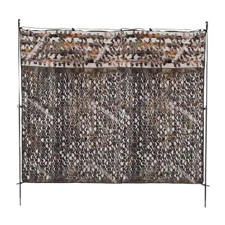 Affût camouflage 3D forêt 1.5x2M 2 pieds réglables anti-UV