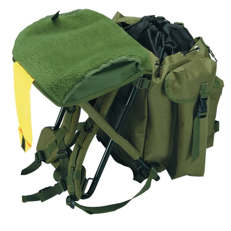 Sac à dos avec siège pliant nylon 600D imperméable portable