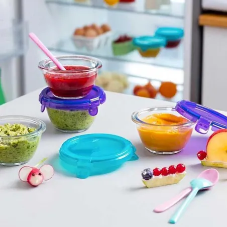 Lot de 2 Récipients Pyrex en Verre 0,20L Lot de 2 Récipients Pyrex en Verre 0,20L