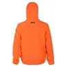 Sweat à capuche orange polaire 100% polyester 280g/m² poche