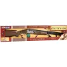 Fusil à amorces enfant plastique crosse bois 2 cartouches Fusil à amorces enfant plastique crosse bois 2 cartouches