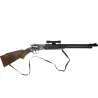 Fusil Rifle cowboy 8 coups métal crosse bois enfant 60cm Fusil Rifle cowboy 8 coups métal crosse bois enfant 60cm