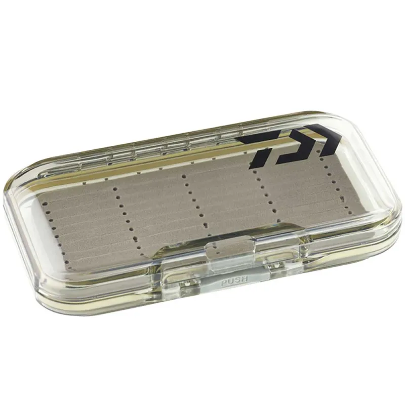 Boîte à leurres avec cloison mousse pour hameçons pêche 15,5x8cm ou 19x11cm Boîte à leurres avec cloison mousse pour hameçons pêche 15,5x8cm ou 19x11cm