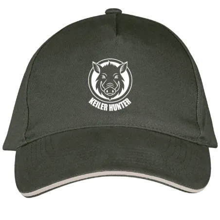 Casquette Keiler Hunter Army/Beige logo 3