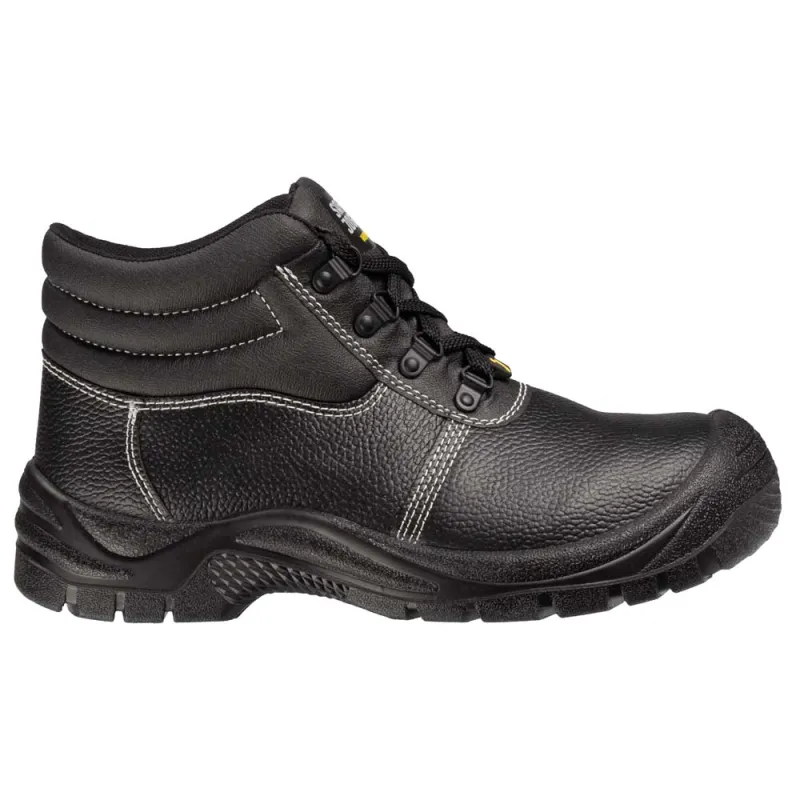 Chaussures sécurité Safetystar S3 montantes cuir noir embout acier