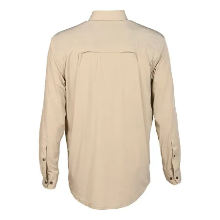 Chemise antitic kaki manches longues stretch 4 poches polyamide Chemise antitic kaki manches longues stretch 4 poches polyamide