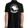 Polo Keiler Hunter noir 100% coton 210g/m² manches courtes logo 2 Polo Keiler Hunter noir 100% coton 210g/m² manches courtes logo 2