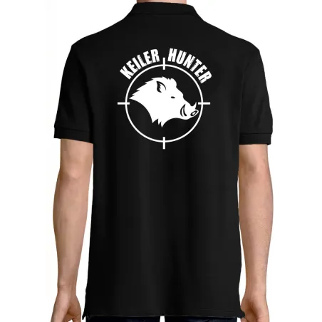 Polo Keiler Hunter noir logo 1 Polo Keiler Hunter noir logo 1