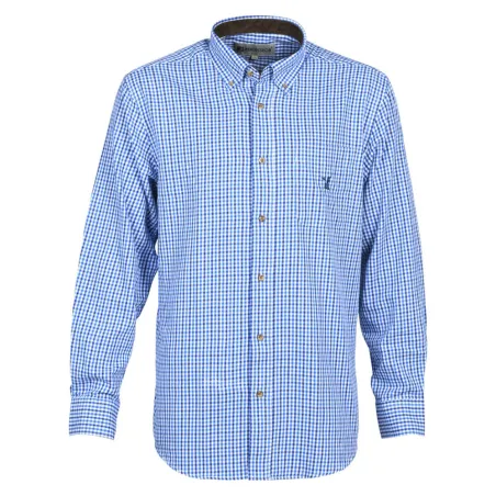 Chemise tradition 100% coton col boutonné 1 poche poitrine