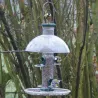 Mangeoire graine pour oiseaux métal 2 perchoirs Mangeoire graine pour oiseaux métal 2 perchoirs