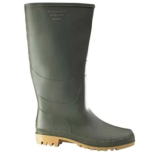 Bottes PVC vertes en plastique - Chaussures imperméables