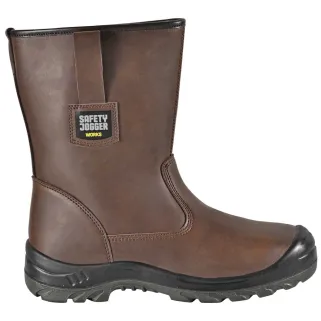 Pack bottes sécurité Alask S3 marron acier cuir antistatique