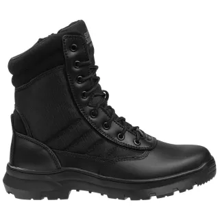 Chaussures Tactic travail mi-hautes noir antidérapantes cuir