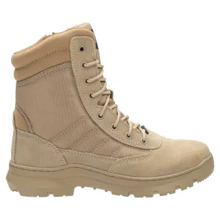 Chaussures travail Dune beige mi-hautes antidérapantes textile