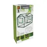 Serre plastique cadre métal 40x78x50cm Serre plastique cadre métal 40x78x50cm