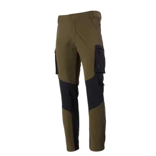 Pantalon Javelin Terracotta Polyester Coupe Ajustée Poche Cargo