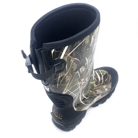 Bottes camo roseaux soufflet caoutchouc Thinsulate 800g EVA Bottes camo roseaux soufflet caoutchouc Thinsulate 800g EVA
